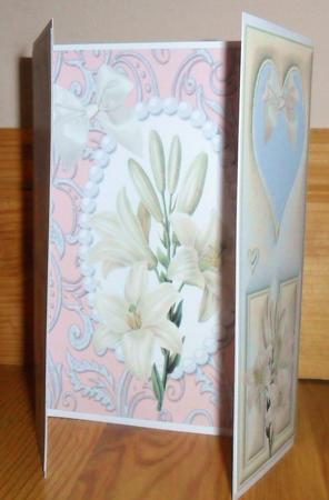 White Lily Gatefold by Johanna Lambert