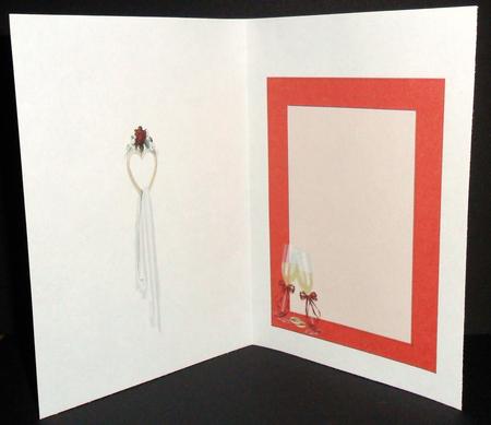 Ruby Wedding Anniversary Insert Blank by Johanna Lambert