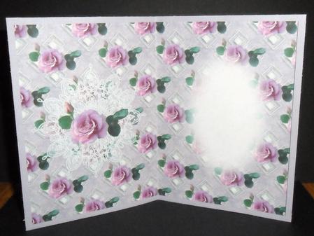 Roses and Lace Insert by Johanna Lambert