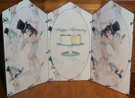 One for the Boys Birthday Tri Fold Card by Johanna Lambert