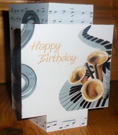 Musical Wishes Swing Card by Johanna Lambert