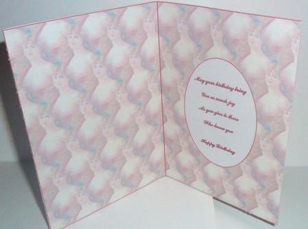 Vintage Girl Insert with Insert by Johanna Lambert