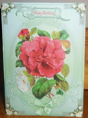 Wild Roses with Decoupage by Johanna Lambert
