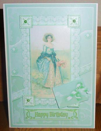 Vintage Lady 4 Decoupage by Johanna Lambert