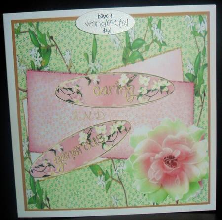 Just Who You Are-6x6 Card by Johanna Lambert