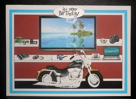 Big Boy's Toys - A4 Quick Card Front by Johanna Lambert
