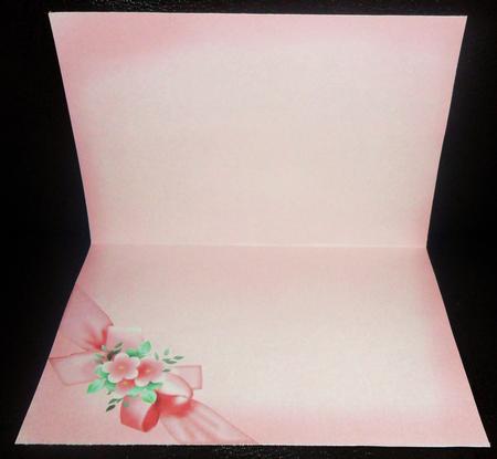 Floral Bow Background Sheet Pink by Johanna Lambert