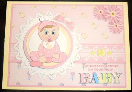 Cute New Baby Girl by Johanna Lambert
