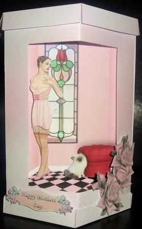 Art Deco Chic 3D Terrarium Card Kit by Johanna Lambert