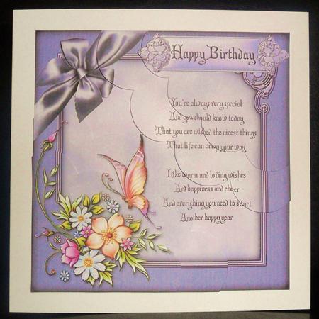Butterfly Wishes with Verse Duo Corner Stacker by Johanna Lambert