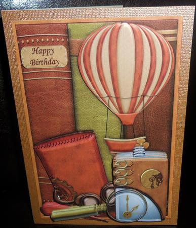 Vintage Travel Card Front Part 1 by Johanna Lambert