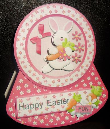 Carrot Patch Fun Easter Over the Side Wobble Card by Johanna Lambert