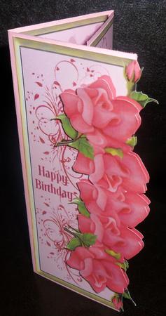 Rose Gatefold Card for Mum by Johanna Lambert