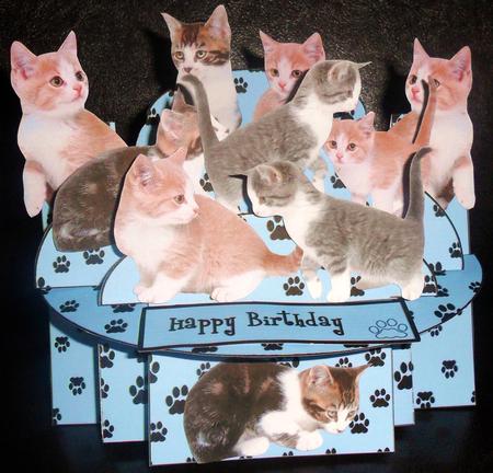 Kittens Shelf Card Kit by Johanna Lambert