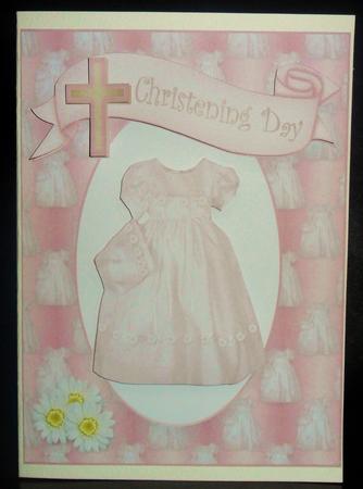 Girl Christening Gown and Bonnet by Johanna Lambert