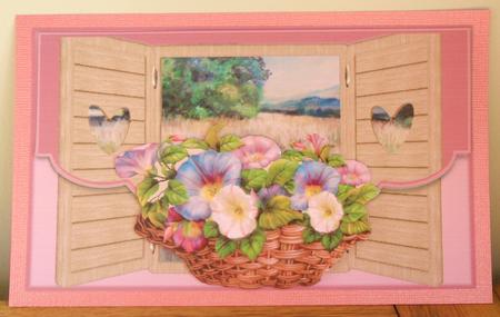 Out of My Window - Envelope Card by Johanna Lambert