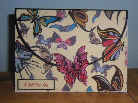 Butterflies A5 Gift Envelope Card Kit by Johanna Lambert
