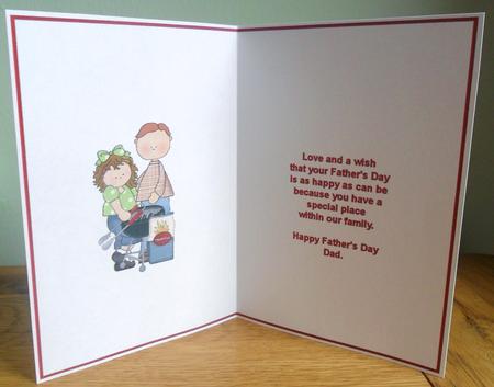 From a Daughter to Her Dad Insert by Johanna Lambert