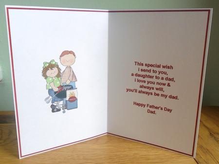 From a Daughter to Her Dad Insert 1 by Johanna Lambert