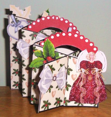 Special Cascade Card - Christmas Angel by Johanna Lambert