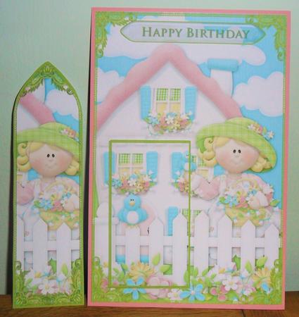 Bumbleberry Cottage Bookmark Keepsake Card Sheet. by Johanna Lambert