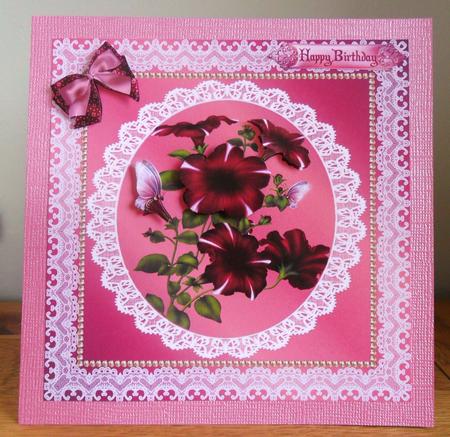 Floral, Butterflies and Lace with Decoupage by Johanna Lambert
