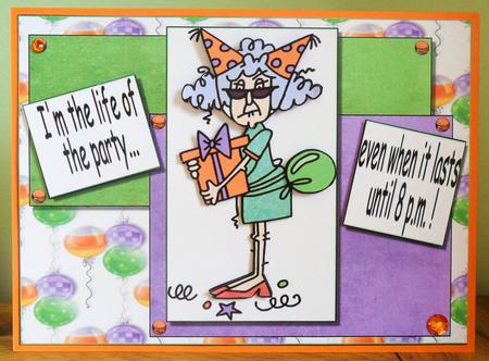 Stella I'm the Life of the Party Decoupage by Johanna Lambert