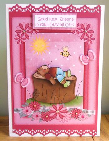 Asleep in the Sun Decoupage Topper by Johanna Lambert