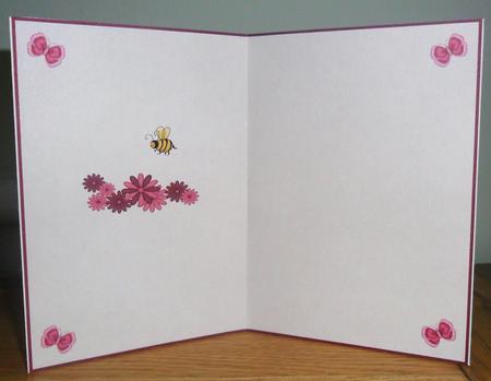 Pretty Pink Flowers Insert 1 by Johanna Lambert