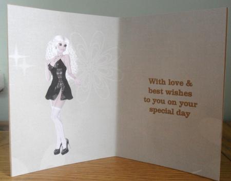 Little Black Number Cardmaking Insert by Johanna Lambert