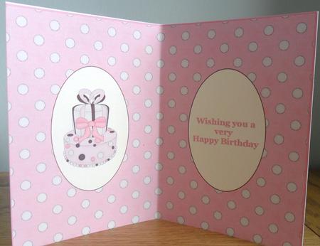 Birthday Cake Insert 1 by Johanna Lambert