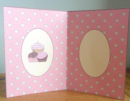 So Sweet Cupcake Cardmaking Insert by Johanna Lambert