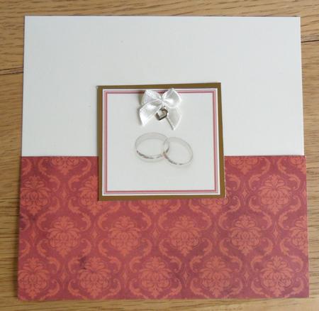 Damask Background, Burnt Orange 1 by Johanna Lambert
