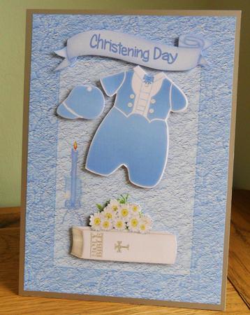 Baby Boy Christening Suit by Johanna Lambert