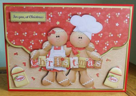 All Things Nice Gingerbread Envelope Card by Johanna Lambert