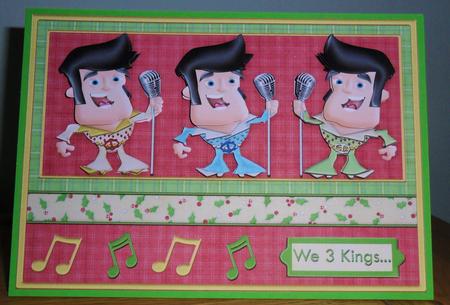 We 3 Kings Humorous Christmas Decoupage by Johanna Lambert
