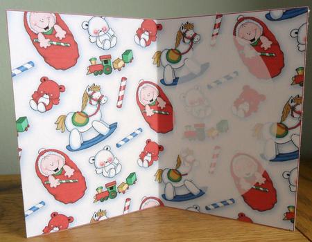 A5 Baby's First Christmas Insert by Johanna Lambert