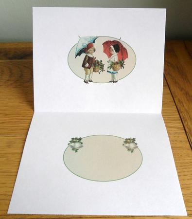 The Vintage Christmas Children Insert by Johanna Lambert