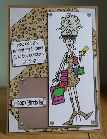 Rita Knows How to Get What She Wants Quick Card by Johanna Lambert