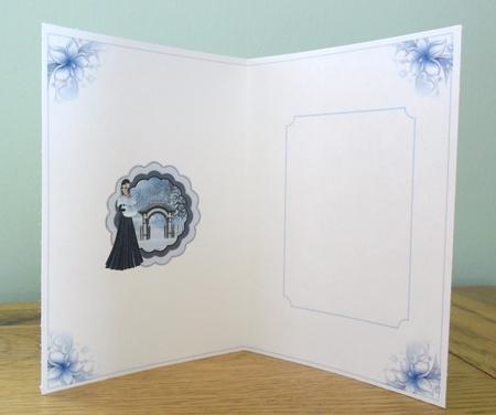 Blue Winter Lady Insert by Johanna Lambert