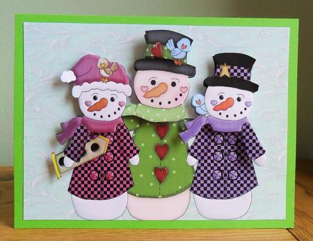 We Three Snowman's by Johanna Lambert