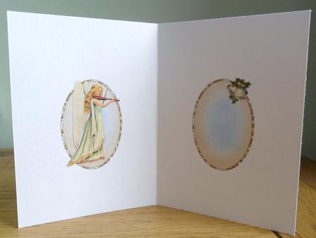 Vintagechristmas Angel Insert by Johanna Lambert