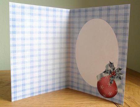 Christmas Bauble Insert 3 by Johanna Lambert