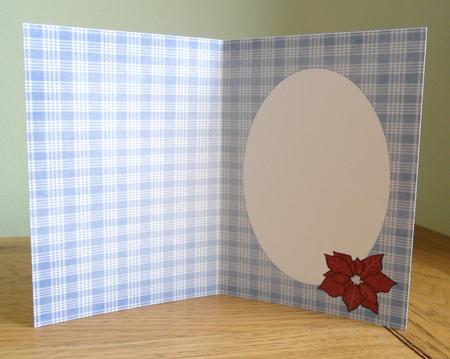 Christmas Poinsettia Insert by Johanna Lambert
