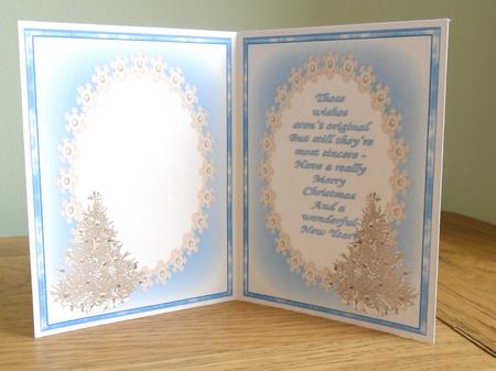 Inserts for Christmas Blue 5x7 with Verse by Johanna Lambert