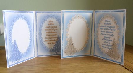 Inserts for Christmas Blue 4x6 with Verse by Johanna Lambert