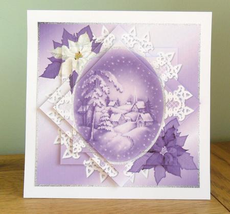 Pretty Purple Paradise - Diamond Pyramid Twist by Johanna Lambert