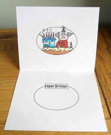 Gus Hi Ho, It's Over 50 I Go Insert by Johanna Lambert