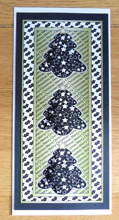 Christmas Trees Multipyramid (black) by Johanna Lambert