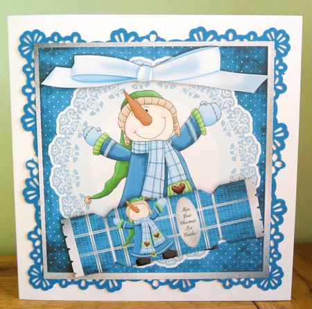 Hope Your Christmas is a Cracker - Snowman by Johanna Lambert